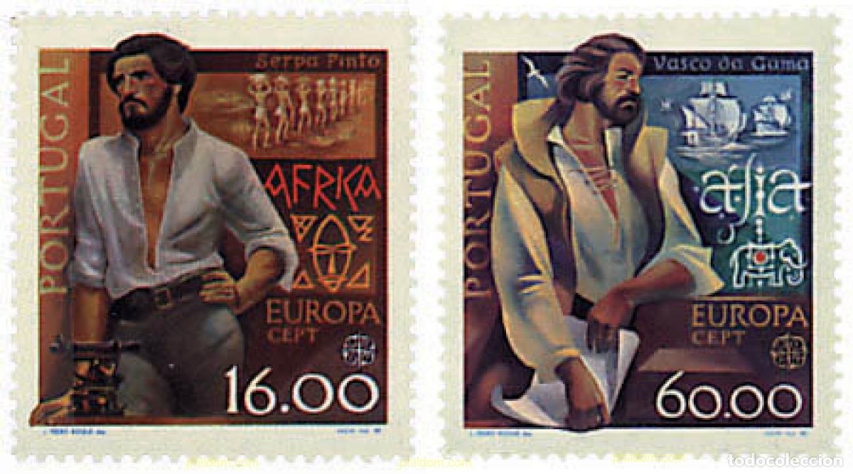 Sellos: 62438 MNH PORTUGAL 1980 EUROPA CEPT. GENTE FAMOSA