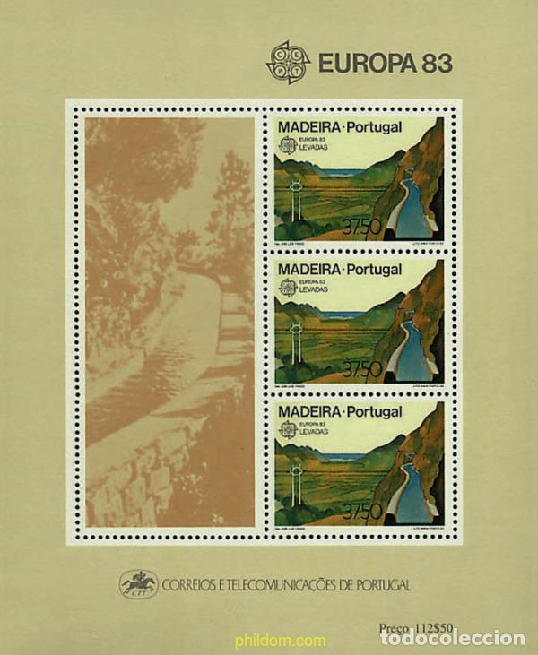 Sellos: 62526 MNH MADEIRA 1983 EUROPA CEPT. GRANDES OBRAS DE LA HUMANIDAD