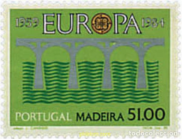 Sellos: 62571 MNH MADEIRA 1984 EUROPA CEPT. 25 ANIVERSARIO DE LA CEPT