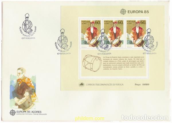 Sellos: 24040 MNH AZORES 1985 EUROPA CEPT. A&Ntilde;O EUROPEO DE LA MUSICA