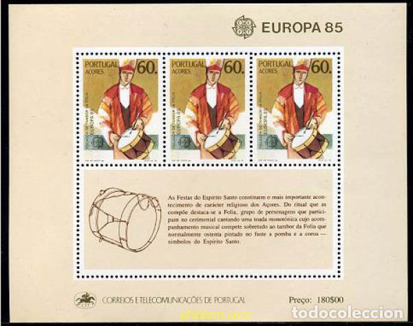 Sellos: 62586 MNH AZORES 1985 EUROPA CEPT. A&Ntilde;O EUROPEO DE LA MUSICA