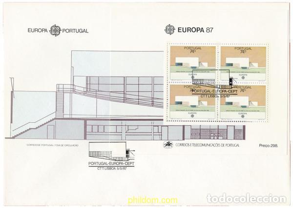 Sellos: 24132 MNH PORTUGAL 1987 EUROPA CEPT. ARQUITECTURA MODERNA