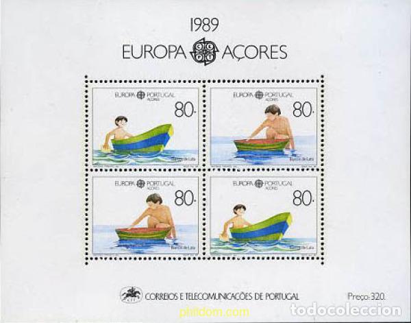 Sellos: 62718 MNH AZORES 1989 EUROPA CEPT. JUEGOS INFANTILES