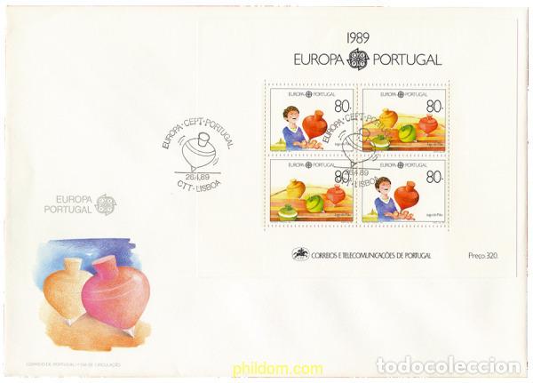 Sellos: 24203 MNH PORTUGAL 1989 EUROPA CEPT. JUEGOS INFANTILES