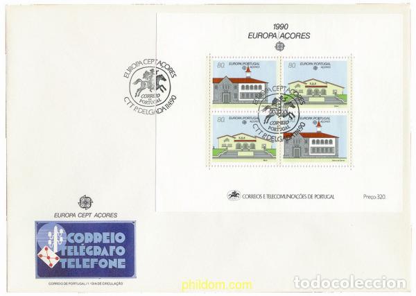 Sellos: 24215 MNH AZORES 1990 EUROPA CEPT. OFICINAS POSTALES