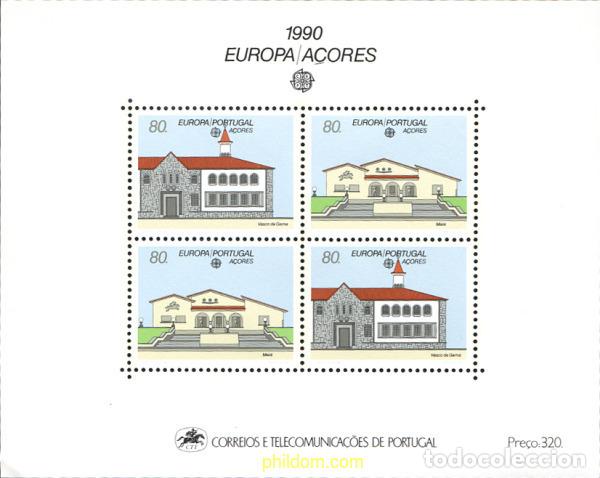 Sellos: 62763 MNH AZORES 1990 EUROPA CEPT. OFICINAS POSTALES