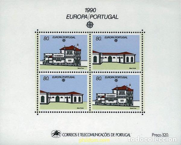 Sellos: 88371 MNH PORTUGAL 1990 EUROPA CEPT. OFICINAS POSTALES