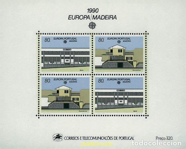 Sellos: 62776 MNH MADEIRA 1990 EUROPA CEPT. OFICINAS POSTALES
