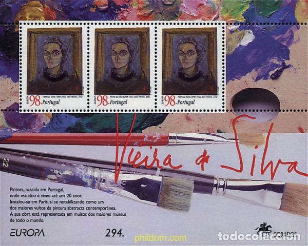 Sellos: 88388 MNH PORTUGAL 1996 EUROPA CEPT. MUJERES CELEBRES