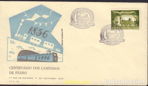 Sellos: 578475 MNH PORTUGAL 1956 CENTENARIO DEL FERROCARRIL