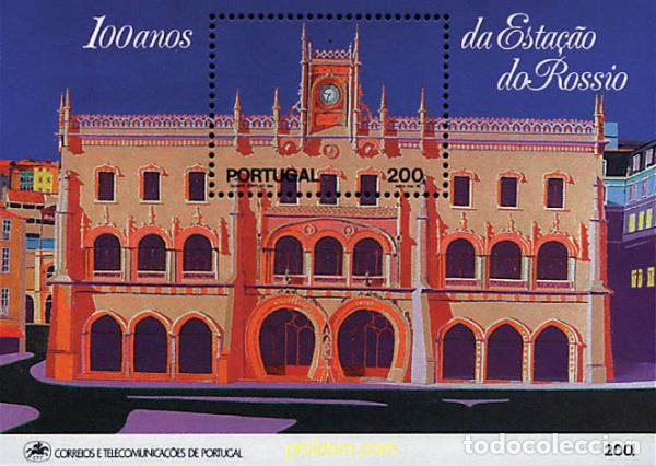 Sellos: 87808 MNH PORTUGAL 1990 CENTENARIO DE LA ESTACION DEL ROSSIO