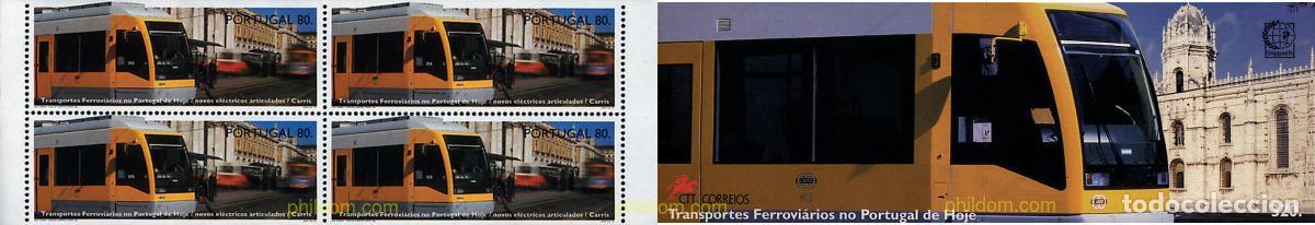 Sellos: 2739 MNH PORTUGAL 1995 TRANSPORTES FERROVIARIOS PORTUGUESES