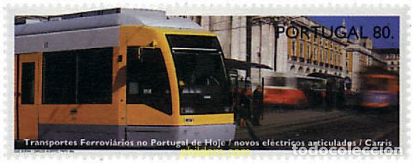 Sellos: 87448 MNH PORTUGAL 1995 TRANSPORTES FERROVIARIOS PORTUGUESES