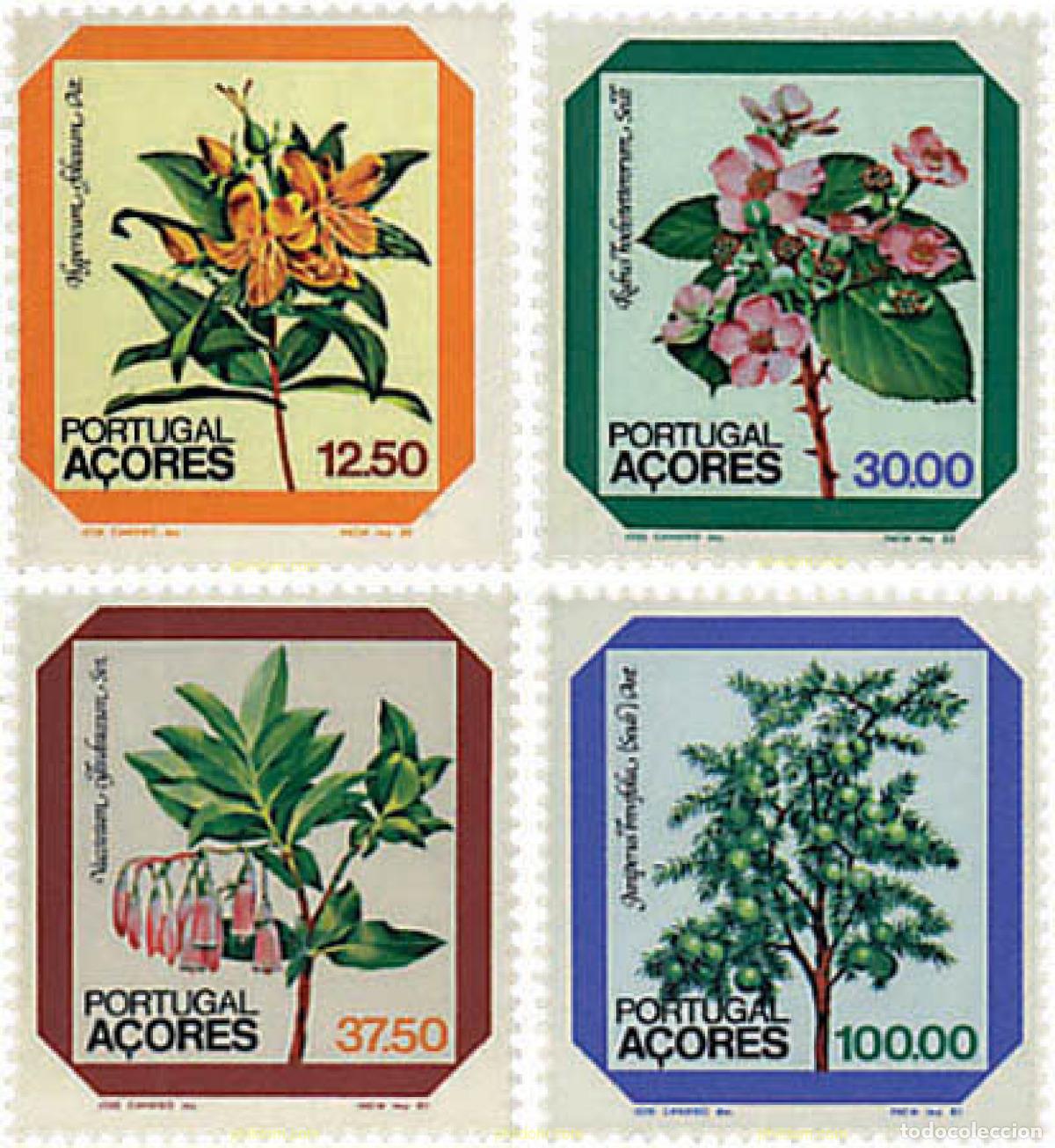 Sellos: 80755 MNH AZORES 1983 FLORES REGIONALES DE AZORES
