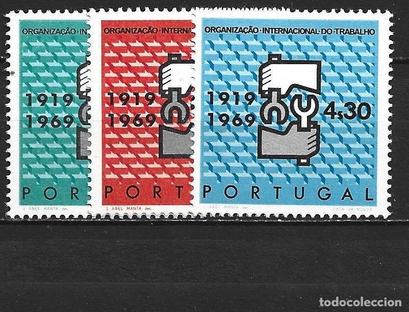Sellos: PORTUGAL YVERT NUM. 1057/1059 SERIE COMPLETA NUEVA SIN GOMA