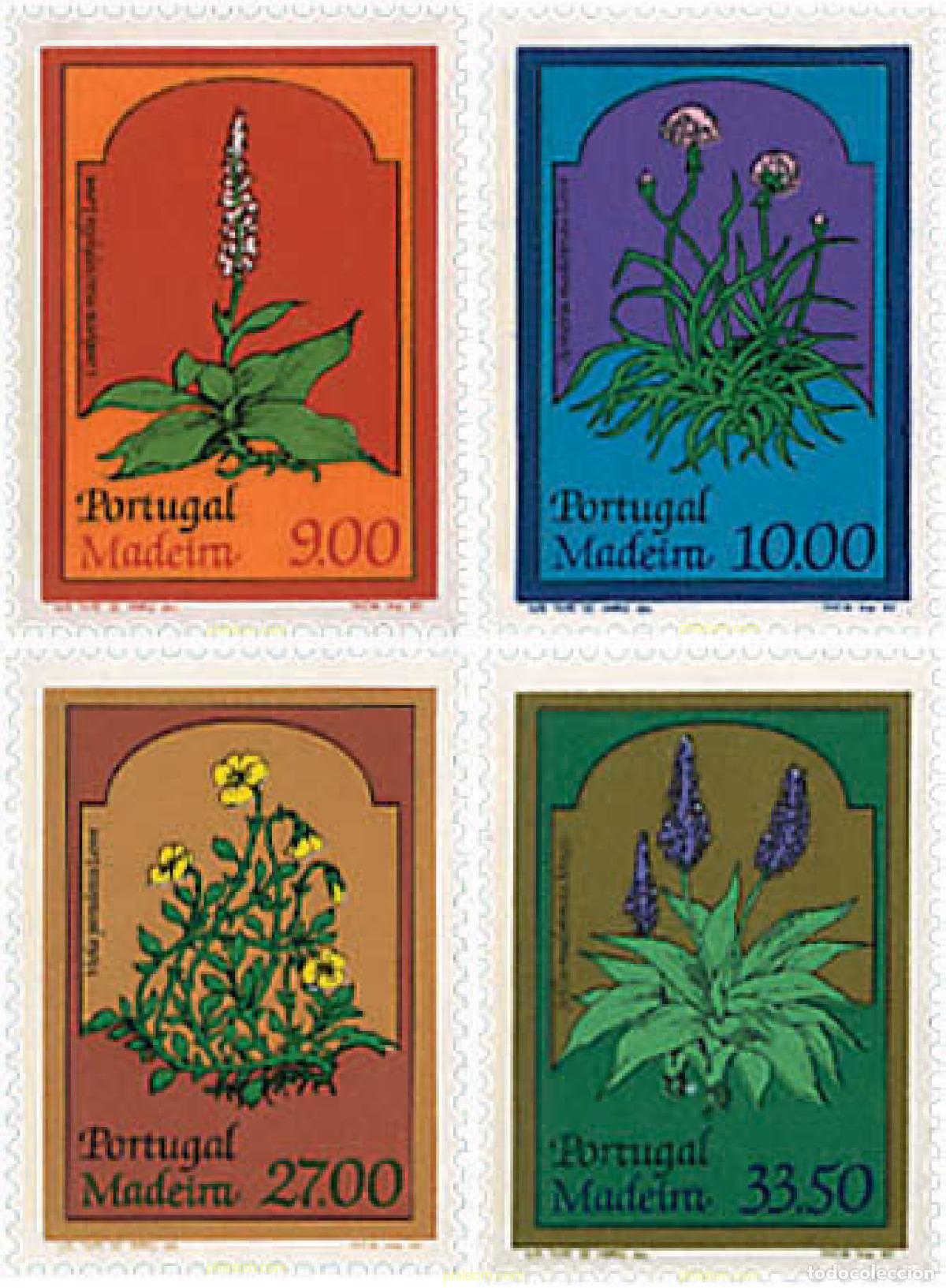 Sellos: 95223 MNH MADEIRA 1982 FLORES REGIONALES