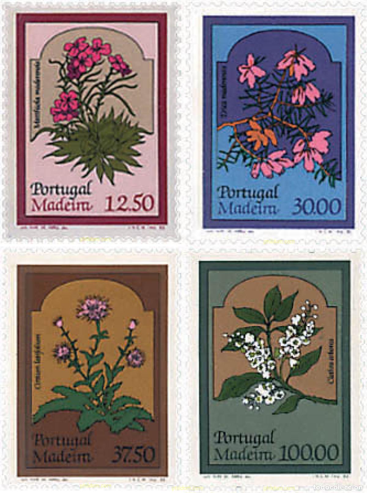 Sellos: 95224 MNH MADEIRA 1983 FLORES REGIONALES