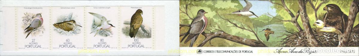 Sellos: 2182 MNH AZORES 1988 AVES