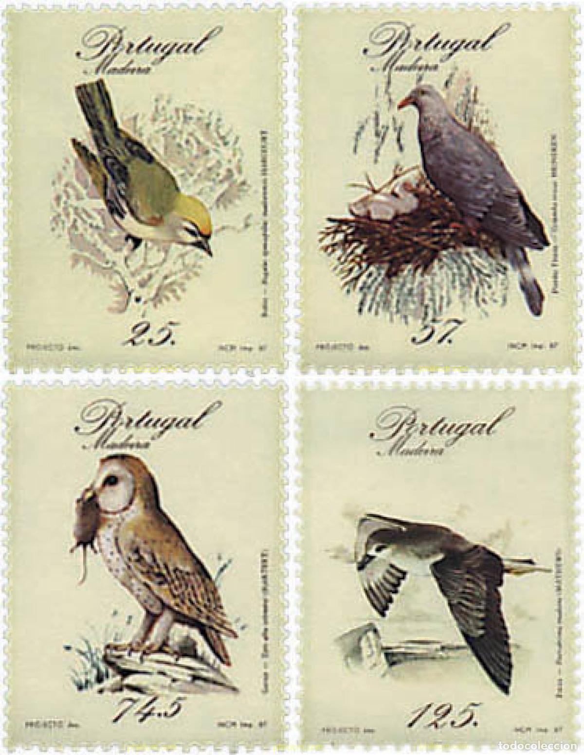Sellos: 69818 MNH MADEIRA 1987 AVES
