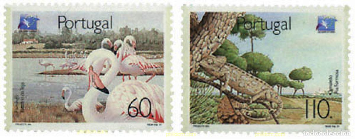 Sellos: 87769 MNH PORTUGAL 1991 A&Ntilde;O EUROPEO DEL TURISMO
