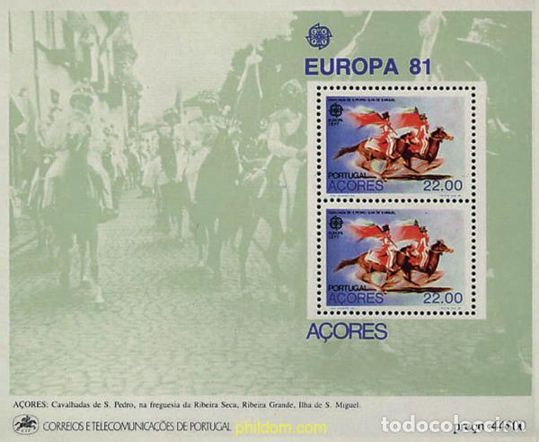 Sellos: 69788 MNH AZORES 1981 EUROPA CEPT. FOLCLORE