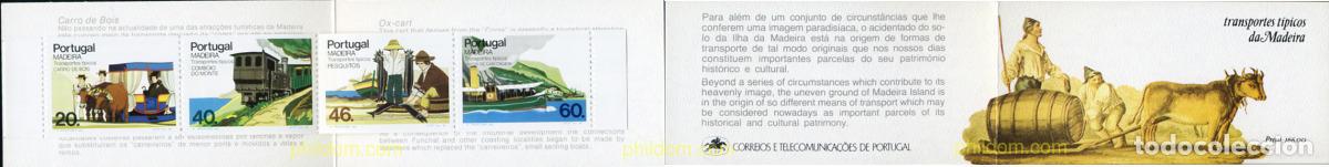Sellos: 2740 MNH MADEIRA 1985 TRANSPORTES TIPICOS DE MADEIRA