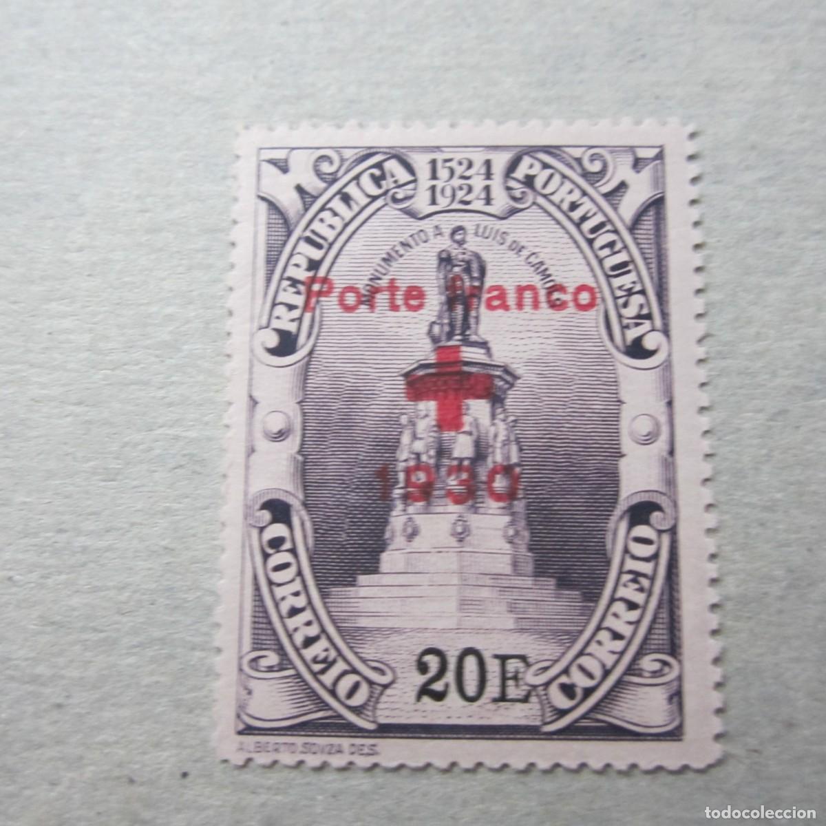 Sellos: PORTUGAL 1930, FRANQUICIA, YVERT N&ordm; 45**