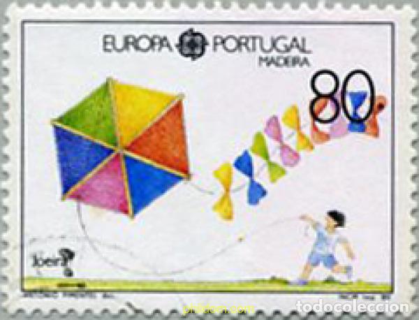 Sellos: 219296 MNH MADEIRA 1989 EUROPA CEPT. JUEGOS INFANTILES