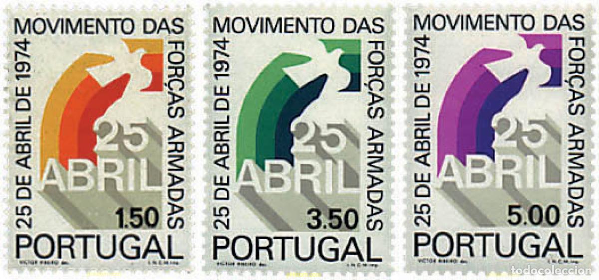 Sellos: 69285 MNH PORTUGAL 1974 MOVIMIENTO DE LAS FUERZAS ARMADAS DEL 25 DE ABRIL