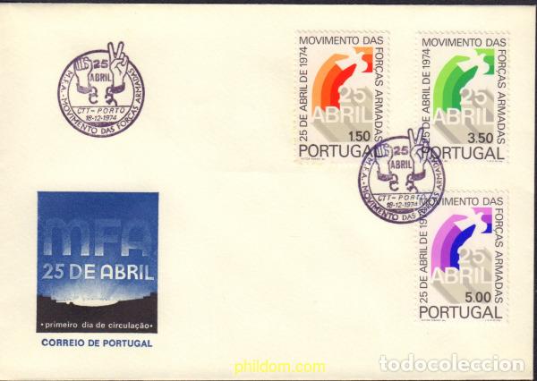 Sellos: 406504 MNH PORTUGAL 1974 MOVIMIENTO DE LAS FUERZAS ARMADAS DEL 25 DE ABRIL