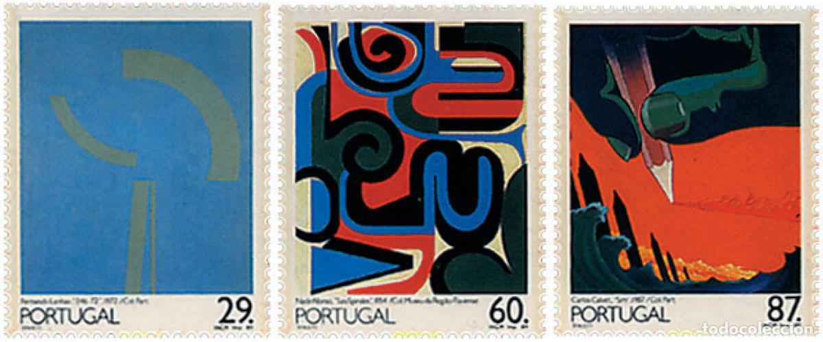 Sellos: 140857 MNH PORTUGAL 1989 PINTURA PORTUGUESA DEL SIGLO XX