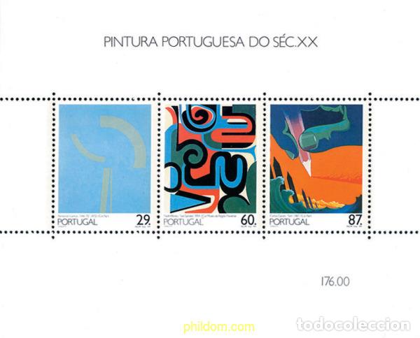 Sellos: 229782 MNH PORTUGAL 1989 PINTURA PORTUGUESA DEL SIGLO XX