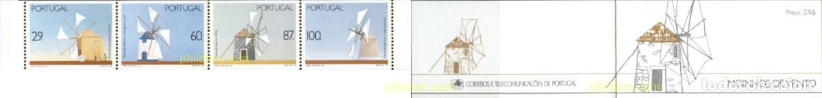 Sellos: 140855 MNH PORTUGAL 1989 MOLINOS DE VIENTO