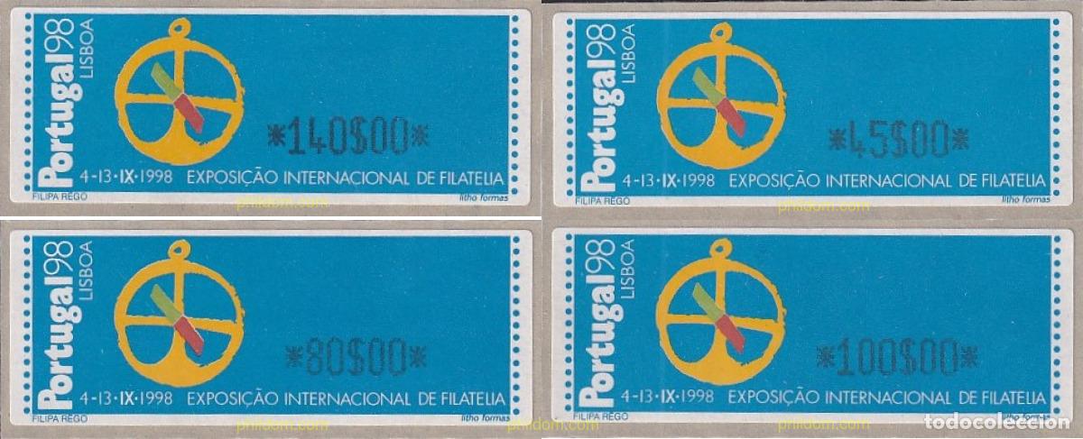 Sellos: 87060 MNH PORTUGAL 1997 PORTUGAL 98. EXPOSICION INTERNACIONAL DE FILATELIA EN LISBOA.