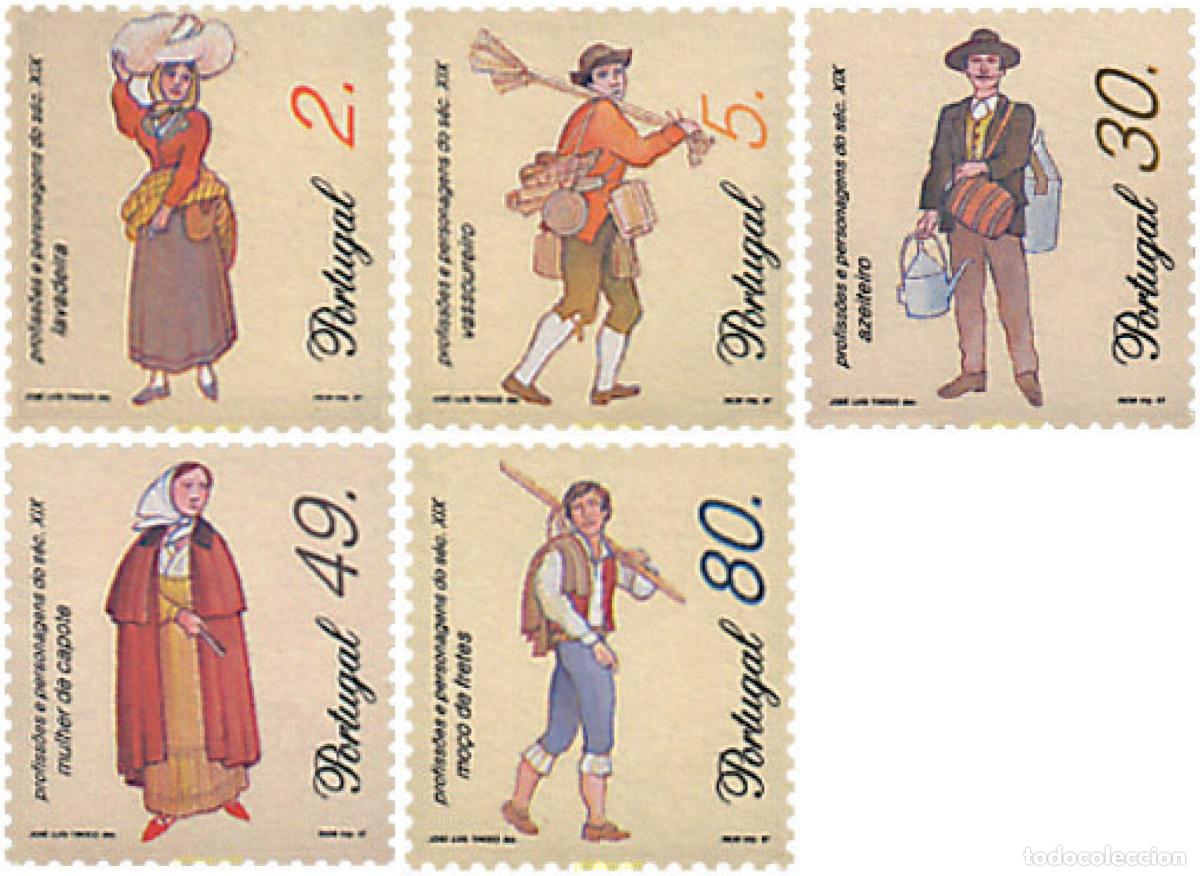 Sellos: 87291 MNH PORTUGAL 1997 OFICIOS Y PERSONAJES