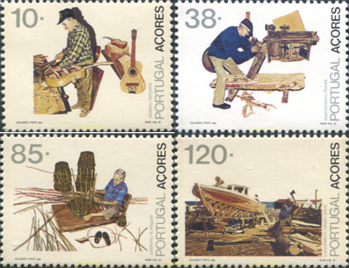 Sellos: 3303 MNH AZORES 1992 PROFESIONES TIPICAS DE AZORES