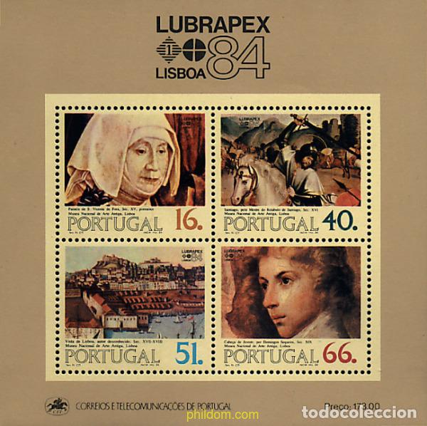 Sellos: 32318 MNH PORTUGAL 1984 LUBRAPEX 84. EXPOSICION FILATELICA LUSITANA-BRASILE&Ntilde;A