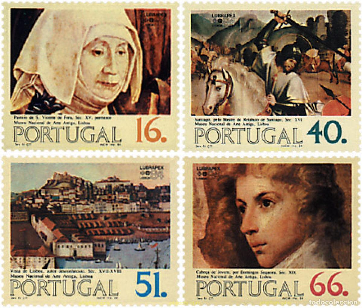Sellos: 32317 MNH PORTUGAL 1984 LUBRAPEX 84. EXPOSICION FILATELICA LUSITANA-BRASILE&Ntilde;A