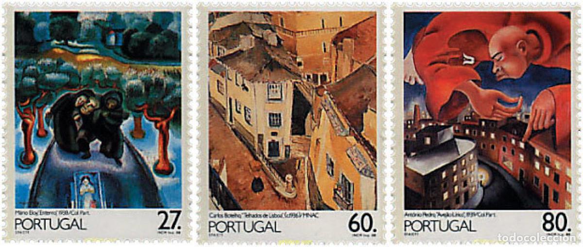 Sellos: 88062 MNH PORTUGAL 1988 PINTURA PORTUGUESA DEL SIGLO XX