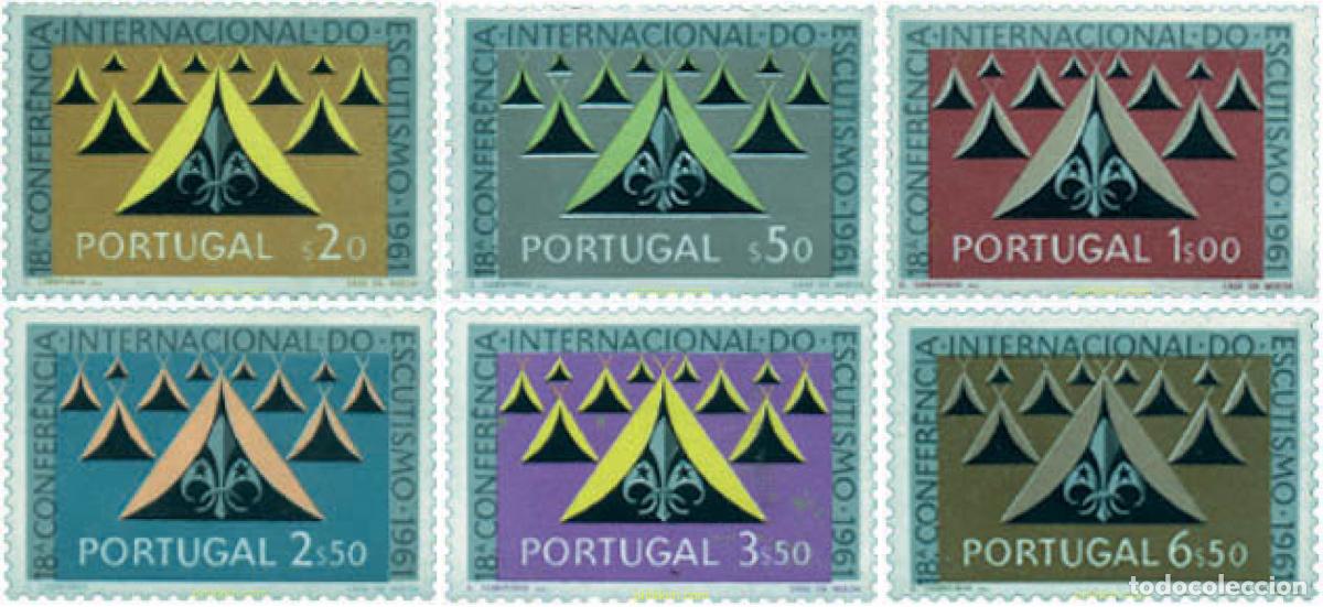Sellos: 230601 HINGED PORTUGAL 1962 18 CONFERENCIA INTERNACIONAL EN LISBOA