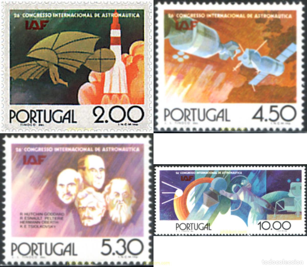 Sellos: 69286 MNH PORTUGAL 1975 AVIACION PIONERA.