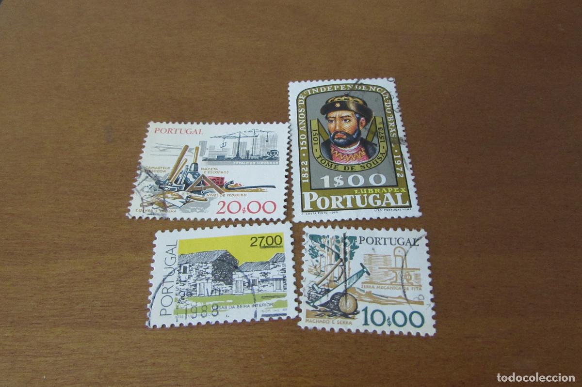 Sellos: LOTE 4 SELLOS PORTUGAL