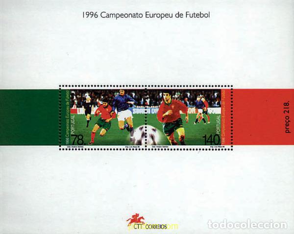 Sellos: 87460 MNH PORTUGAL 1996 CAMPEONATOS DE EUROPA DE FUTBOL