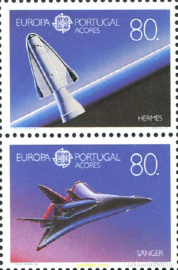 Sellos: 760850 MNH AZORES 1991 EUROPA CEPT. TELECOMUNICACIONES