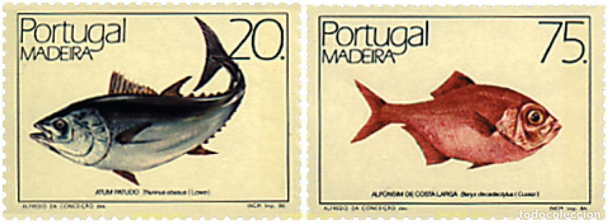 Sellos: 69799 MNH MADEIRA 1986 PECES