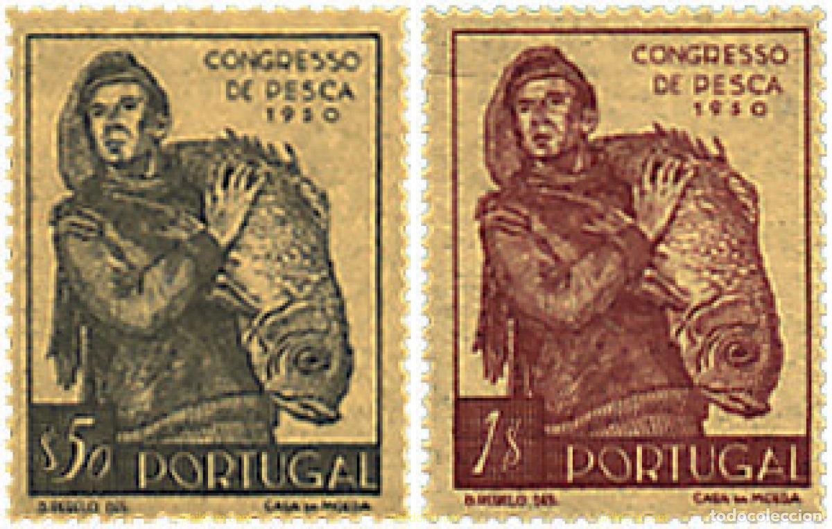 Sellos: 69261 MNH PORTUGAL 1951 3 CONGRESO DE PESCA