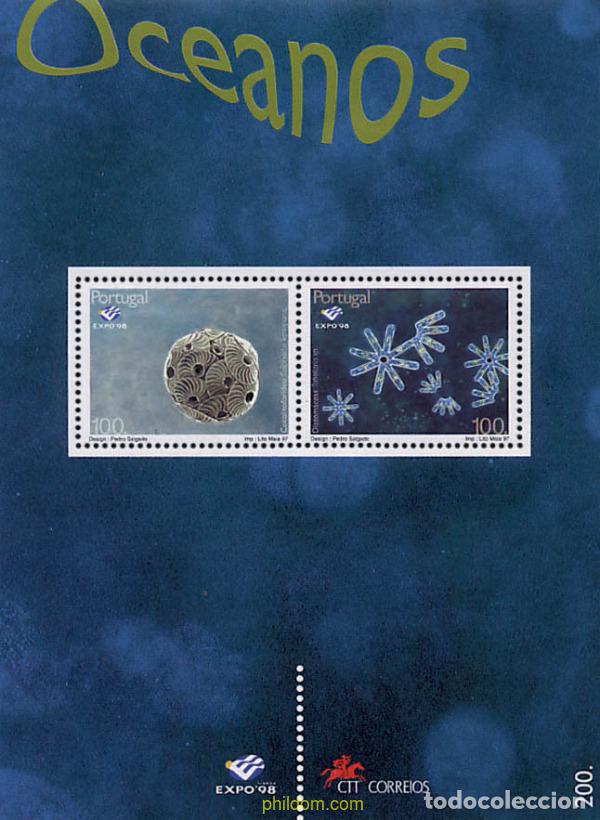 Sellos: 87483 MNH PORTUGAL 1997 EXPO 98. EXPOSICION UNIVERSAL DE LISBOA. A&Ntilde;O INTERNACIONAL DE LOS OCEANOS