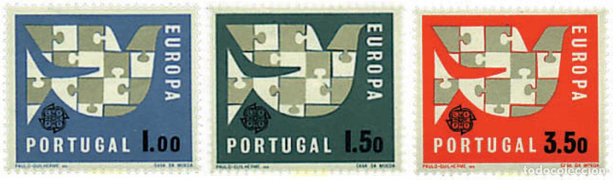 Sellos: 62088 MNH PORTUGAL 1963 EUROPA CEPT. SIGLAS CEPT