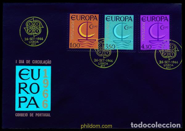 Sellos: 23571 MNH PORTUGAL 1966 EUROPA CEPT. NAVIO EUROPA