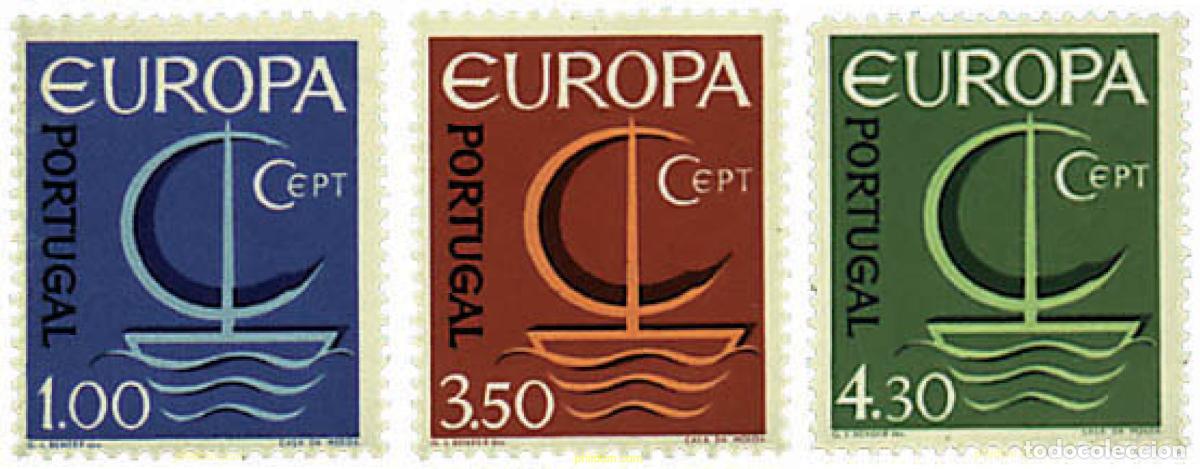 Sellos: 86598 MNH PORTUGAL 1966 EUROPA CEPT. NAVIO EUROPA
